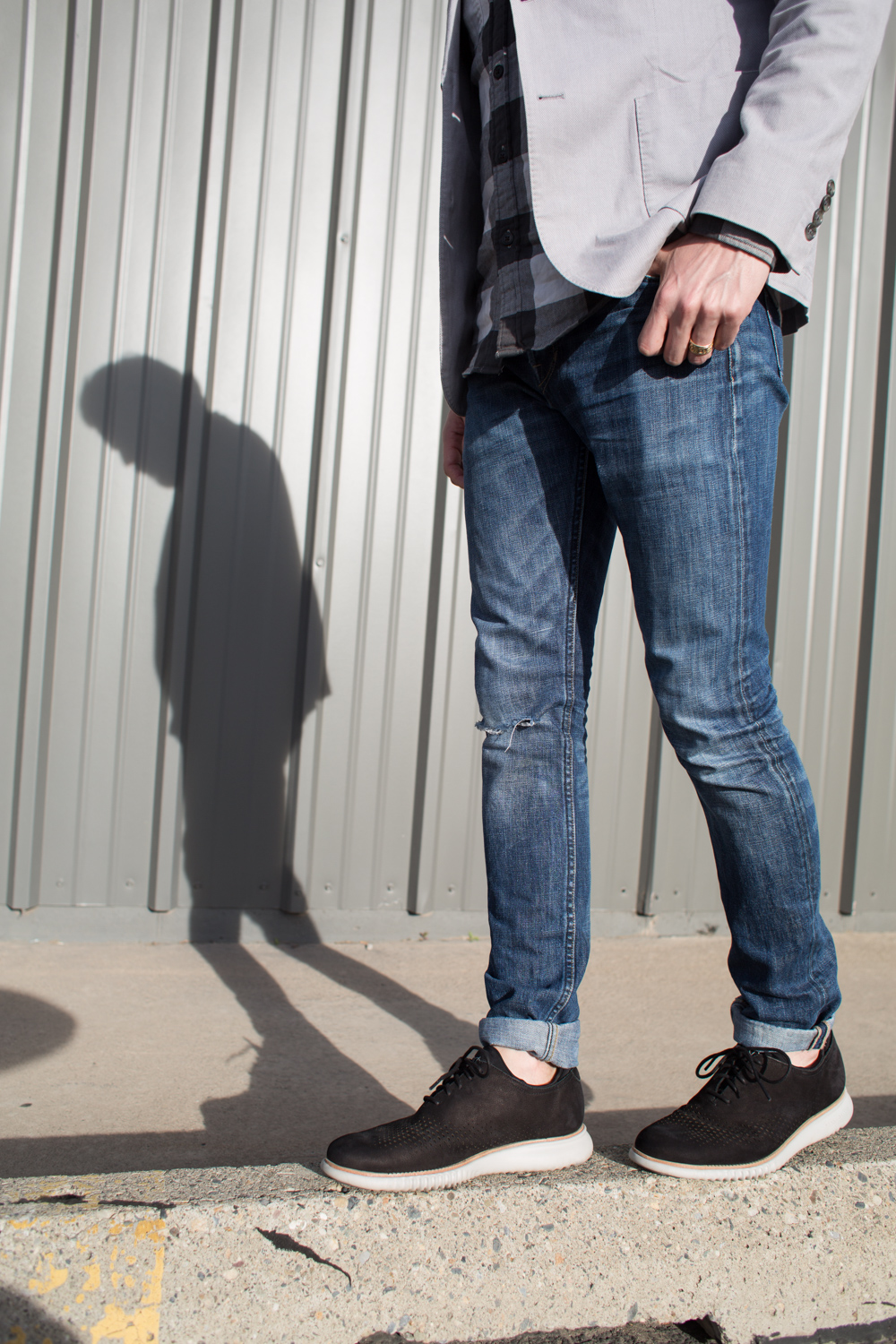 cole haan zerogrand with jeans